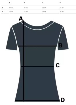 Bluzka długi T-shirt dekolt serek Zuzia (Szary) XL (42)