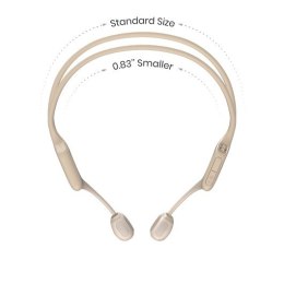 Słuchawki bezprzewodowe kostne Shokz OpenRun Pro Mini USB-A beżowe