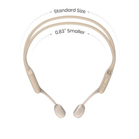 Słuchawki bezprzewodowe kostne Shokz OpenRun Pro Mini USB-A beżowe Słuchawki bezprzewodowe kostne Shokz OpenRun Pro Mini USB-A beżowe