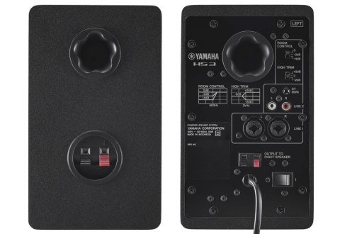 Yamaha HS3 Black - Aktywne dwudrożne monitory bliskiego pola, para Yamaha HS3 Black - Aktywne dwudrożne monitory bliskiego pola, para