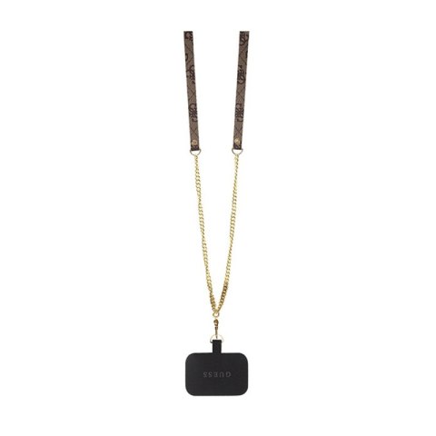 Guess Crossbody 4G Metal Logo - Etui iPhone 15 Pro Max (brązowy) Guess Crossbody 4G Metal Logo - Etui iPhone 15 Pro Max (brązowy)