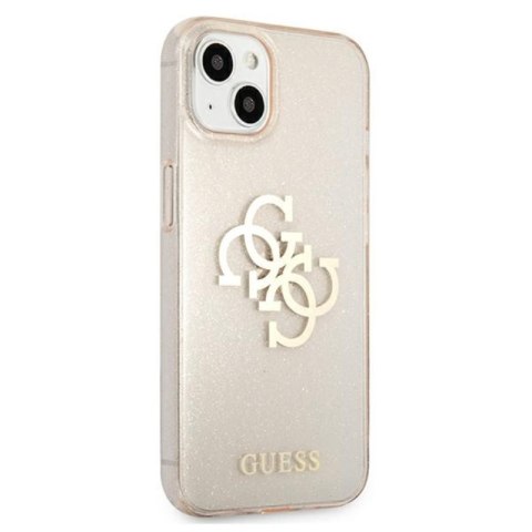 Guess Glitter 4G Big Logo - Etui iPhone 13 mini (złoty) Guess Glitter 4G Big Logo - Etui iPhone 13 mini (złoty)