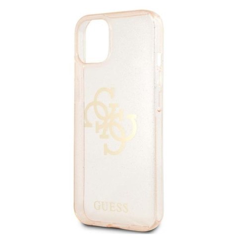 Guess Glitter 4G Big Logo - Etui iPhone 13 mini (złoty) Guess Glitter 4G Big Logo - Etui iPhone 13 mini (złoty)