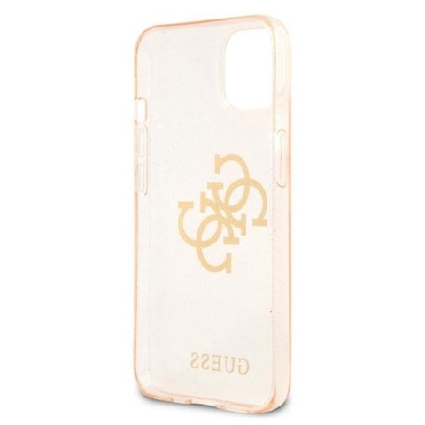 Guess Glitter 4G Big Logo - Etui iPhone 13 mini (złoty) Guess Glitter 4G Big Logo - Etui iPhone 13 mini (złoty)