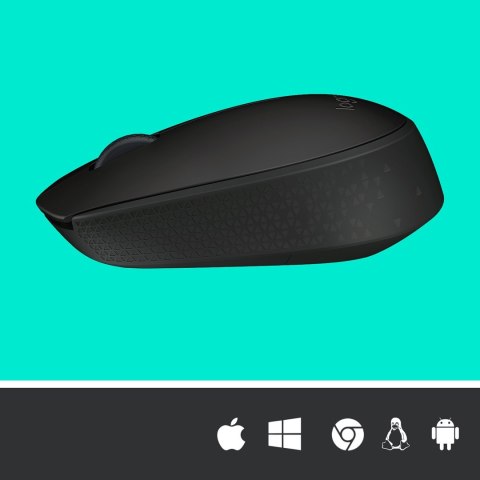Mysz Logitech M171 910-004424 (optyczna; 1000 DPI; kolor czarny) Mysz Logitech M171 910-004424 (optyczna; 1000 DPI; kolor czarny)