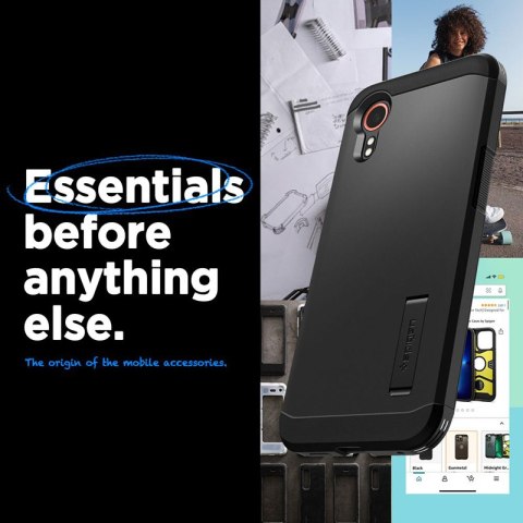 Spigen Tough Armor - Etui do Samsung Galaxy XCover 7 (Czarny) Spigen Tough Armor - Etui do Samsung Galaxy XCover 7 (Czarny)