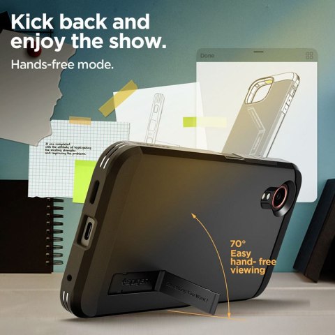 Spigen Tough Armor - Etui do Samsung Galaxy XCover 7 (Czarny) Spigen Tough Armor - Etui do Samsung Galaxy XCover 7 (Czarny)