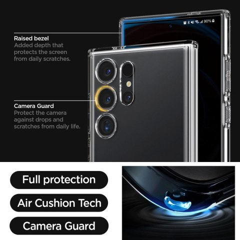 Spigen Ultra Hybrid "S" - Etui do Samsung Galaxy S24 Ultra (Przezroczysty) Spigen Ultra Hybrid "S" - Etui do Samsung Galaxy S24 Ultra (Przezroczysty)