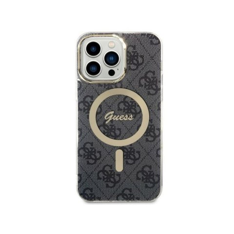 Guess 4G MagSafe - Etui Samsung Galaxy S23 Ultra (czarny) Guess 4G MagSafe - Etui Samsung Galaxy S23 Ultra (czarny)