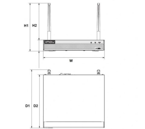REJESTRATOR WIFI IMOU NVR1108HS-W-S2 REJESTRATOR WIFI IMOU NVR1108HS-W-S2