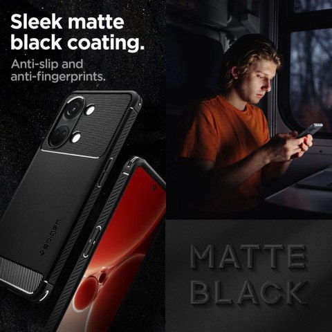 Spigen Rugged Armor - Etui do OnePlus Nord 3 5G (Matte Black) Spigen Rugged Armor - Etui do OnePlus Nord 3 5G (Matte Black)