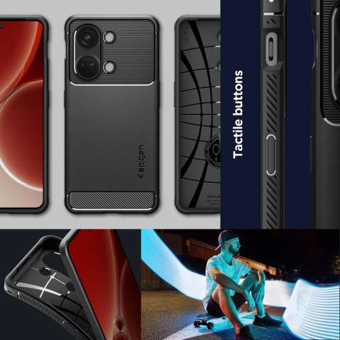 Spigen Rugged Armor - Etui do OnePlus Nord 3 5G (Matte Black) Spigen Rugged Armor - Etui do OnePlus Nord 3 5G (Matte Black)