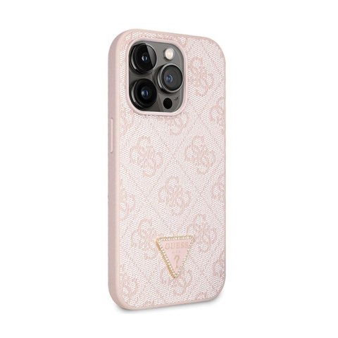 Guess Crossbody 4G Metal Logo - Etui iPhone 15 Pro Max (różowy) Guess Crossbody 4G Metal Logo - Etui iPhone 15 Pro Max (różowy)