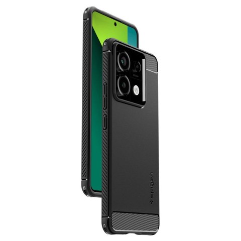 Spigen Rugged Armor - Etui do Xiaomi Redmi Note 13 Pro 5G/POCO X6 5G (Matte Black) Spigen Rugged Armor - Etui do Xiaomi Redmi Note 13 Pro 5G/POCO X6 5G (Matte Black)