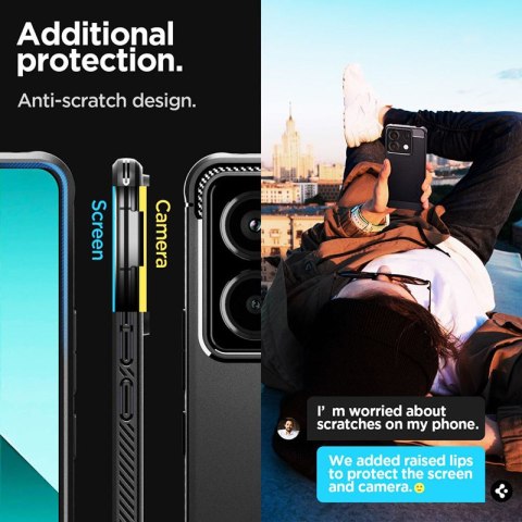 Spigen Rugged Armor - Etui do Xiaomi Redmi Note 13 Pro 5G/POCO X6 5G (Matte Black) Spigen Rugged Armor - Etui do Xiaomi Redmi Note 13 Pro 5G/POCO X6 5G (Matte Black)