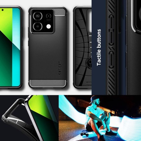 Spigen Rugged Armor - Etui do Xiaomi Redmi Note 13 Pro 5G/POCO X6 5G (Matte Black) Spigen Rugged Armor - Etui do Xiaomi Redmi Note 13 Pro 5G/POCO X6 5G (Matte Black)
