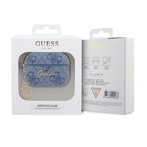 Guess 4G Charm Collection - Etui AirPods Pro 2 (niebieski) Guess 4G Charm Collection - Etui AirPods Pro 2 (niebieski)