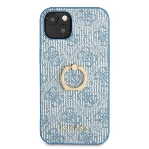 Guess 4G Ring Case - Etui iPhone 13 mini (niebieski) Guess 4G Ring Case - Etui iPhone 13 mini (niebieski)