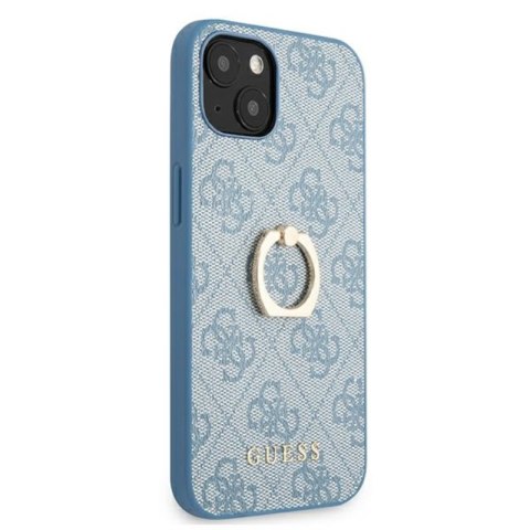Guess 4G Ring Case - Etui iPhone 13 mini (niebieski) Guess 4G Ring Case - Etui iPhone 13 mini (niebieski)