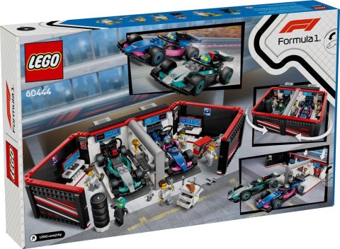 LEGO CITY 60444 F1 Garaż i bolidy Mercedes-AMG i Alpine LEGO CITY 60444 F1 Garaż i bolidy Mercedes-AMG i Alpine