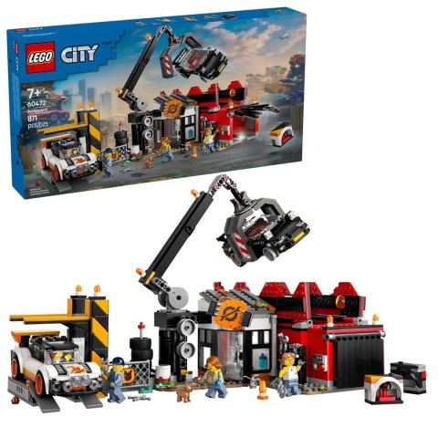 LEGO CITY 60472 Złomowisko z samochodami LEGO CITY 60472 Złomowisko z samochodami