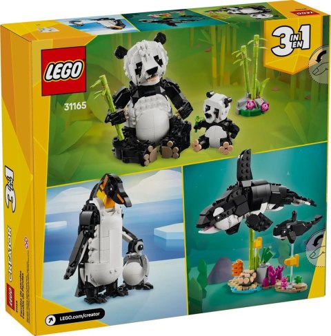LEGO CREATOR 31165 Dzikie zwierzęta: rodzina pand LEGO CREATOR 31165 Dzikie zwierzęta: rodzina pand