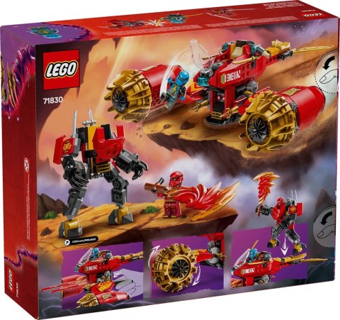 LEGO NINJAGO 71830 Burzowy jeździec-mech Kaia LEGO NINJAGO 71830 Burzowy jeździec-mech Kaia
