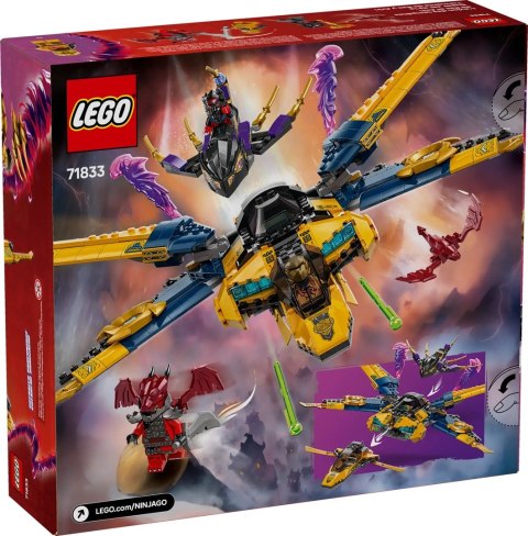 LEGO NINJAGO 71833 Ras i burzowy superodrzutowiec Arina LEGO NINJAGO 71833 Ras i burzowy superodrzutowiec Arina
