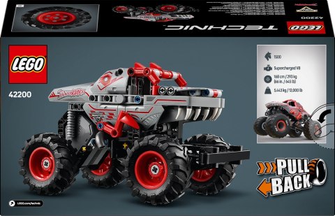 LEGO TECHNIC 42200 Monster Jam™ ThunderROARus™ z napędem typu pull-back LEGO TECHNIC 42200 Monster Jam™ ThunderROARus™ z napędem typu pull-back