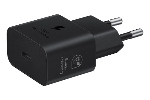 Ładowarka Samsung Power Adapter 25W USB-C Fast Charge (bez kabla) Black Ładowarka Samsung Power Adapter 25W USB-C Fast Charge (bez kabla) Black