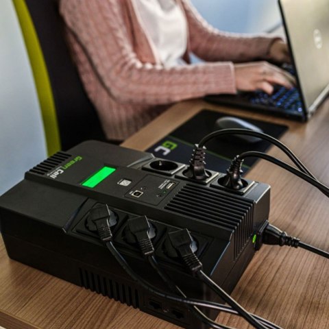 Green Cell - Zasilacz awaryjny UPS AiO 800VA 480W Green Cell - Zasilacz awaryjny UPS AiO 800VA 480W