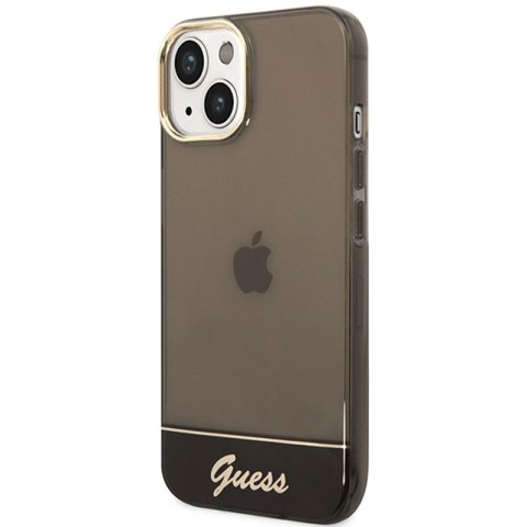 Guess Translucent - Etui iPhone 14 (czarny) Guess Translucent - Etui iPhone 14 (czarny)
