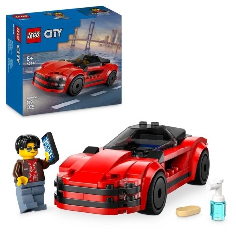 LEGO CITY 60448 Czerwony samochód sportowy LEGO CITY 60448 Czerwony samochód sportowy