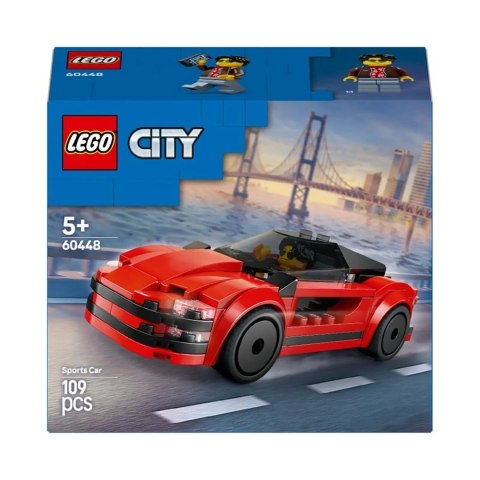 LEGO CITY 60448 Czerwony samochód sportowy LEGO CITY 60448 Czerwony samochód sportowy