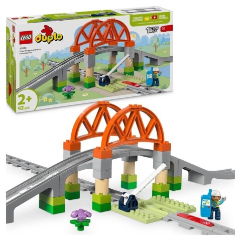 LEGO DUPLO TOWN 10426 Most i tory kolejowe - zestaw rozszerzający LEGO DUPLO TOWN 10426 Most i tory kolejowe - zestaw rozszerzający