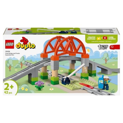 LEGO DUPLO TOWN 10426 Most i tory kolejowe - zestaw rozszerzający LEGO DUPLO TOWN 10426 Most i tory kolejowe - zestaw rozszerzający