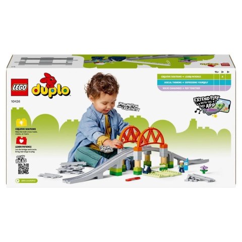 LEGO DUPLO TOWN 10426 Most i tory kolejowe - zestaw rozszerzający LEGO DUPLO TOWN 10426 Most i tory kolejowe - zestaw rozszerzający