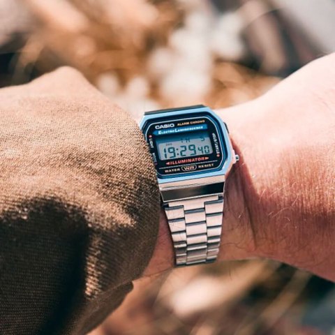 ZEGAREK UNISEX CASIO A168WA-1A - VINTAGE + BOX ZEGAREK UNISEX CASIO A168WA-1A - VINTAGE + BOX