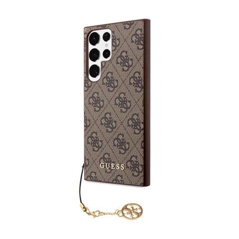 Guess 4G Charms Collection - Etui Samsung Galaxy S24 Ultra (brązowy) Guess 4G Charms Collection - Etui Samsung Galaxy S24 Ultra (brązowy)