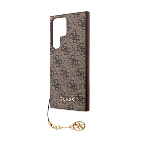 Guess 4G Charms Collection - Etui Samsung Galaxy S24 Ultra (brązowy) Guess 4G Charms Collection - Etui Samsung Galaxy S24 Ultra (brązowy)
