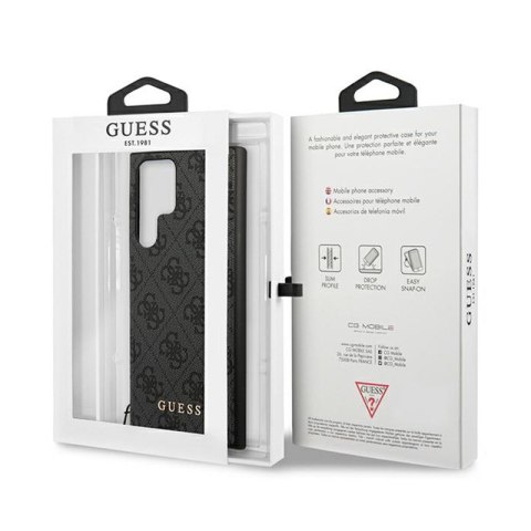 Guess 4G Charms Collection - Etui Samsung Galaxy S24 Ultra (czarny) Guess 4G Charms Collection - Etui Samsung Galaxy S24 Ultra (czarny)