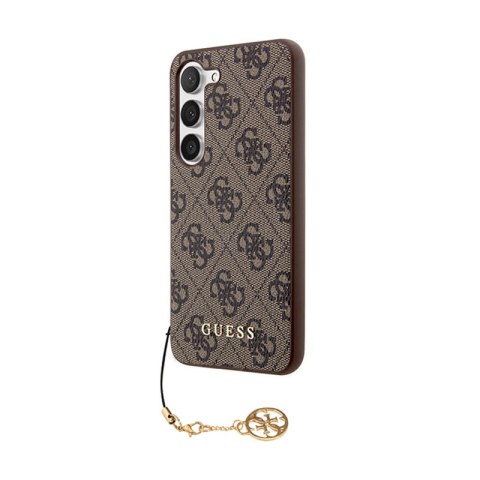 Guess 4G Charms Collection - Etui Samsung Galaxy S24 (brązowy) Guess 4G Charms Collection - Etui Samsung Galaxy S24 (brązowy)