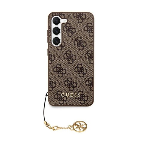Guess 4G Charms Collection - Etui Samsung Galaxy S24 (brązowy) Guess 4G Charms Collection - Etui Samsung Galaxy S24 (brązowy)