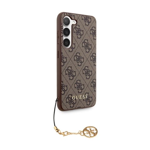 Guess 4G Charms Collection - Etui Samsung Galaxy S24 (brązowy) Guess 4G Charms Collection - Etui Samsung Galaxy S24 (brązowy)