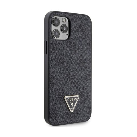 Guess Crossbody 4G Metal Logo - Etui iPhone 12 / iPhone 12 Pro (czarny) Guess Crossbody 4G Metal Logo - Etui iPhone 12 / iPhone 12 Pro (czarny)