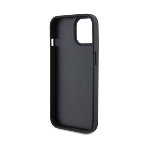 US Polo Assn Yoke Pattern - Etui iPhone 15 (czarny) US Polo Assn Yoke Pattern - Etui iPhone 15 (czarny)