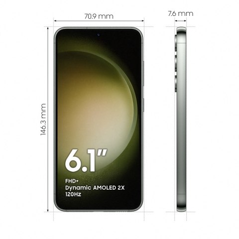 Smartfon Samsung Galaxy S23 (S911) 8/256GB 6,1" Dynamic AMOLED 2X 2340x1080 3900mAh Dual SIM 5G Green Smartfon Samsung Galaxy S23 (S911) 8/256GB 6,1" Dynamic AMOLED 2X 2340x1080 3900mAh Dual SIM 5G Green