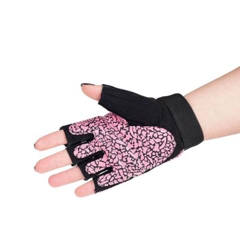 Rękawice na siłownię Pink/Gray W HMS RST03 r.L Rękawice na siłownię Pink/Gray W HMS RST03 r.L