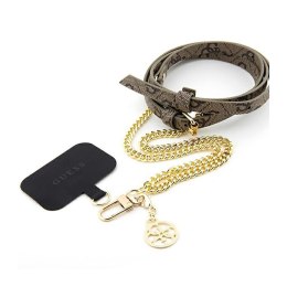 Guess CBDY 4G Chain - Uniwersalny pasek do telefonu (brązowy)