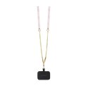 Guess Crossbody 4G Metal Logo - Etui iPhone 15 Plus (różowy)